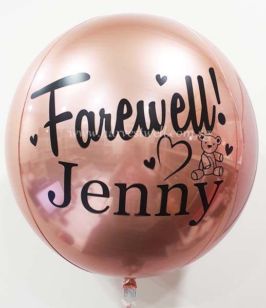 Farewell Heart Customize ORBZ Balloon